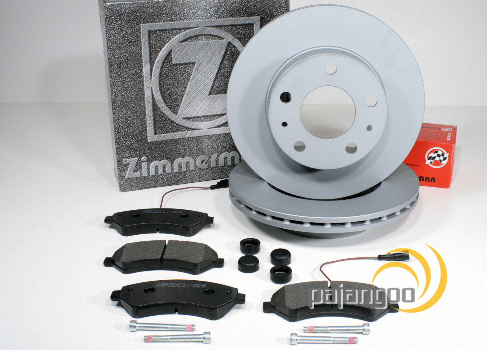 Zimmermann Bremsen Set 300 mm + 280 mm vorne hinten für Fiat Ducato [250 290]